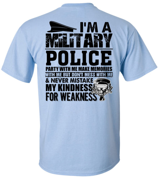 I'm A Military Police T Shirt, I Love Police T Shirt