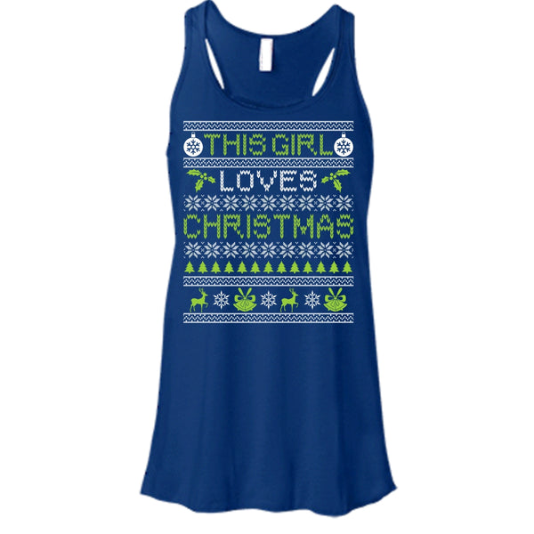 This Girl Loves Christmas T Shirt, Gift For Daughter T Shirt, Cool T Shirt