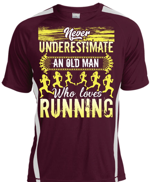 Old Man Who Loves Running T Shirt, Being A Runner T Shirt, Cool Shirt