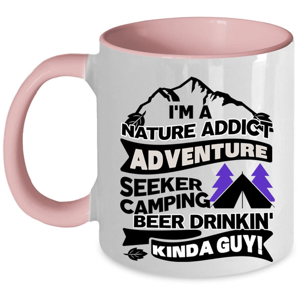 I Love Camping Coffee Mug, I'm A Kinda Guy Accent Mug