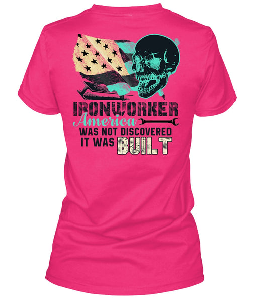 Ironworker America T Shirt, I Love Ironworker T Shirt