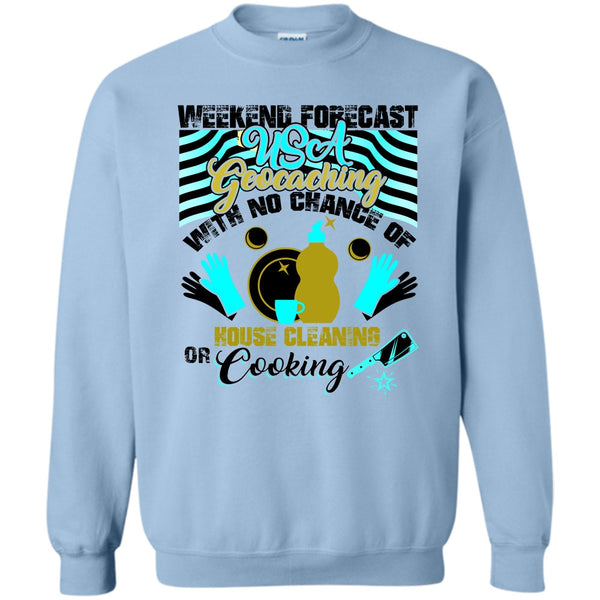 USA Geocaching T Shirt, Weekend Forecast USA Geocaching Sweatshirt