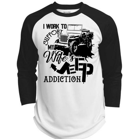 A black t-shirt with the shopify logo