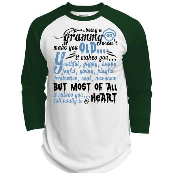 Being A Grammy Doesn't Make You Old T Shirt, I Love Nana T Shirt, Awesome T-Shirts  (Polyester Game Baseball Jersey)