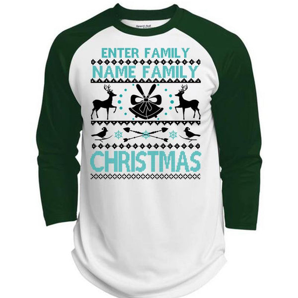 Enter Family Name Family Christmas T Shirt, This Girl Loves Christmas T Shirt, Awesome T-Shirts  (Polyester Game Baseball Jersey)