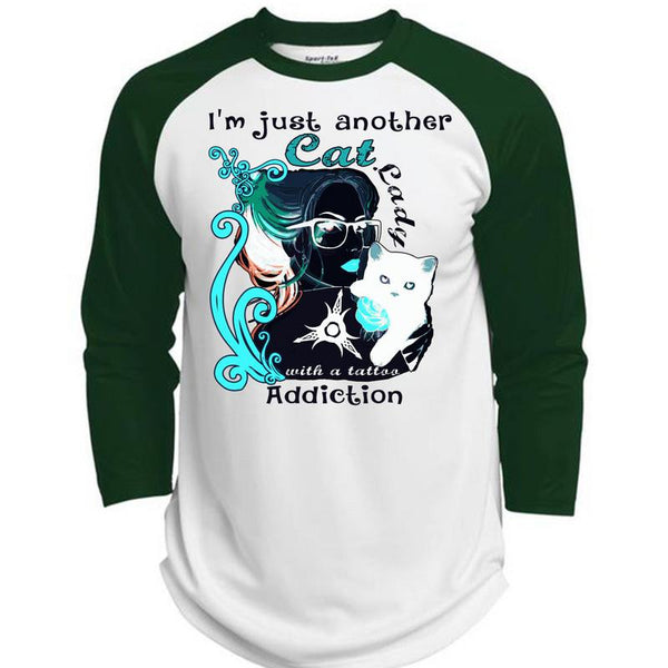 I'm Just Another Cat Lady T Shirt, I Love My Cat T Shirt, Awesome T-Shirts  (Polyester Game Baseball Jersey)
