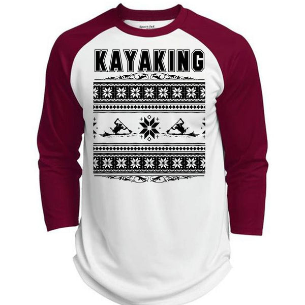 Being A Kayaking T Shirt, I Love Kayaking T Shirt, Awesome T-Shirts  (Polyester Game Baseball Jersey)