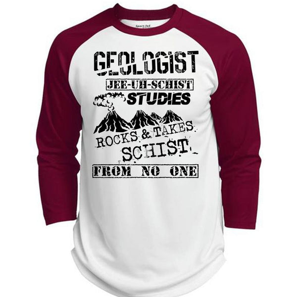 Being A Geologist T Shirt, I Love Geologist T Shirt, Awesome T-Shirts  (Polyester Game Baseball Jersey)