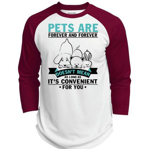 Pets Are Forever T Shirt, I Love My Dog T Shirt, Awesome T-Shirts  (Polyester Game Baseball Jersey)