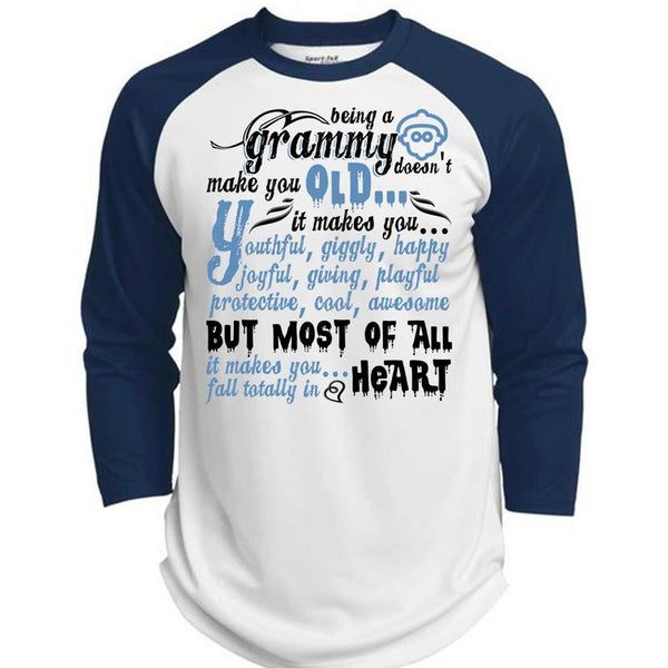 Being A Grammy Doesn't Make You Old T Shirt, I Love Nana T Shirt, Awesome T-Shirts  (Polyester Game Baseball Jersey)