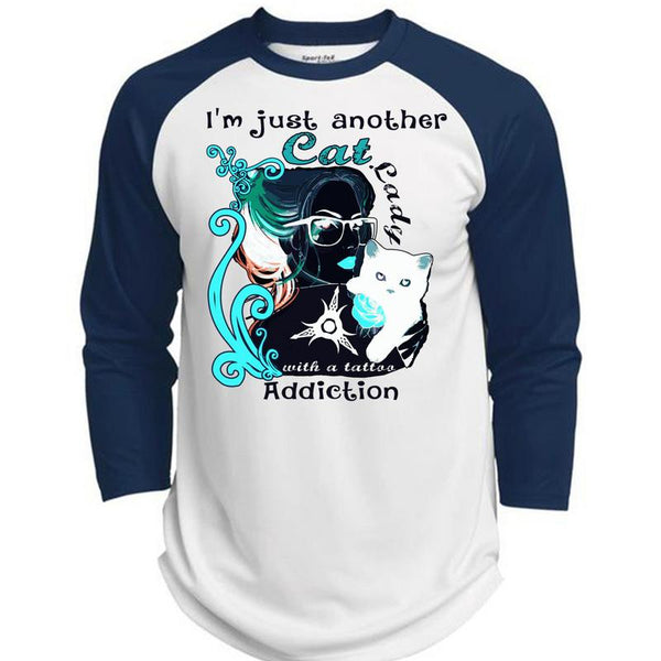I'm Just Another Cat Lady T Shirt, I Love My Cat T Shirt, Awesome T-Shirts  (Polyester Game Baseball Jersey)