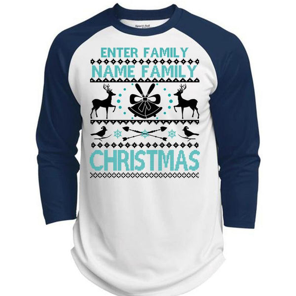 Enter Family Name Family Christmas T Shirt, This Girl Loves Christmas T Shirt, Awesome T-Shirts  (Polyester Game Baseball Jersey)