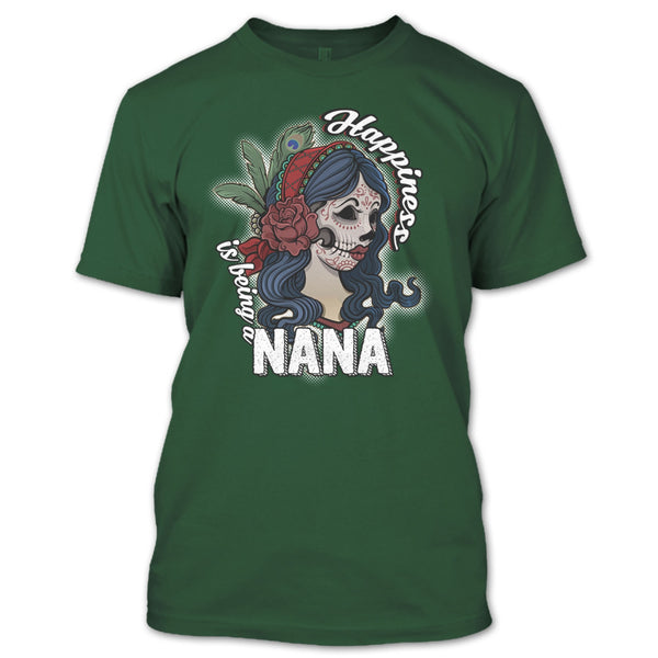 Happiness Is Being A Nana T Shirt, Coolest Nana T Shirt