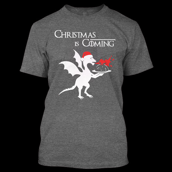 A black t-shirt with the shopify logo