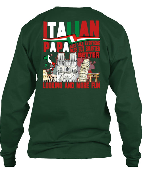 Italian Papa T Shirt, Smarter Looking T Shirt