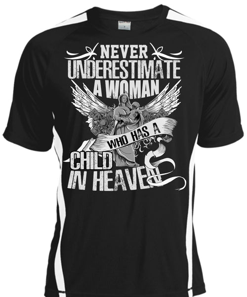 A black t-shirt with the shopify logo