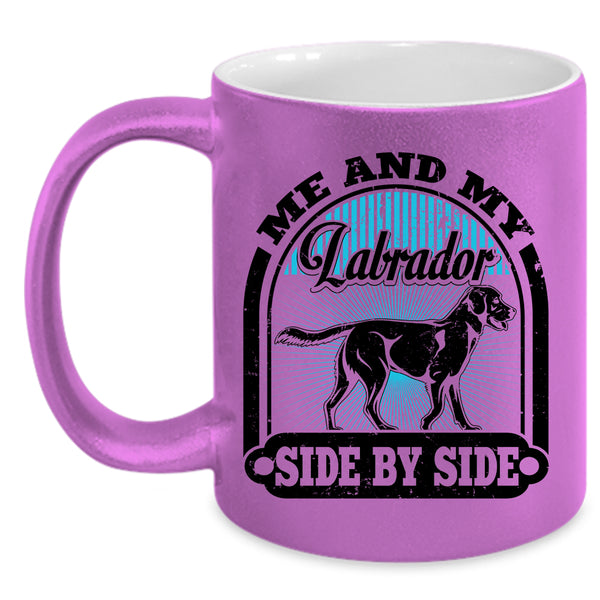 I Love My Labrador Coffee Mug, Me And My Labrador Side By Side Accent Mug