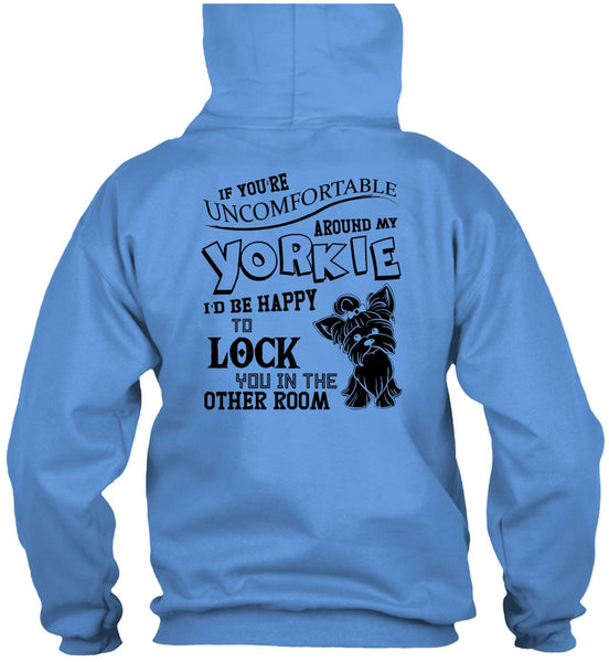 Around My Yorkie T Shirt, I Love My Dog T Shirt
