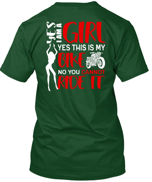 I Am A Girl T Shirt, This Is My Bike T Shirt