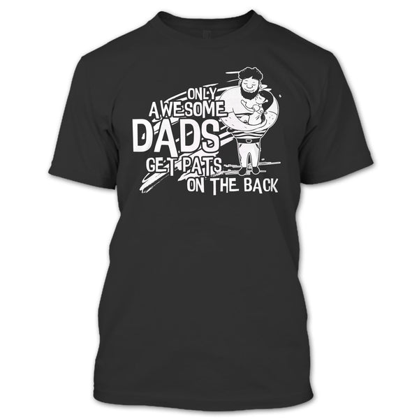 A black t-shirt with the shopify logo