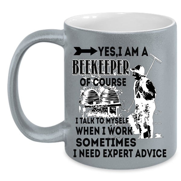 Cool Gift For Beekeeper Coffee Mug, I Am A Beekeeper Accent Mug