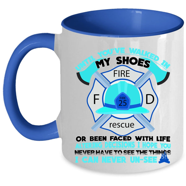 Funny Gift For Fireman Coffee Mug, Awesome Firefighter Accent Mug