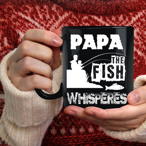 Papa Coffee Mug, Cool Gift For Fishing Dad Coffee Cup