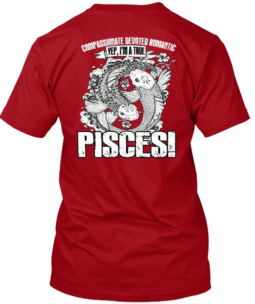 I'm A True Pisces T Shirt, Being A Pisces T Shirt