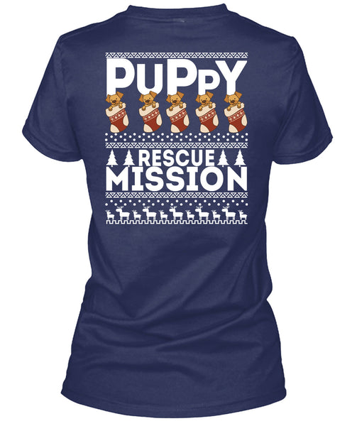 Puppy Rescue Mission T Shirt, This Girl Loves Christmas T Shirt