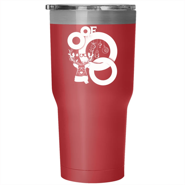 The Magic Of Christmas Tumbler 30 oz Stainless Steel, Tulerating My Family Travel Mug