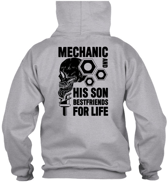 Mechanic And His Son Best Friend T Shirt, I Love Mechanic T Shirt