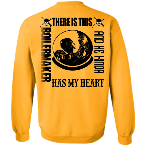 Being A Boilermaker T Shirt, There Is This Boilermaker And He Kinda Has My Heart Sweatshirt