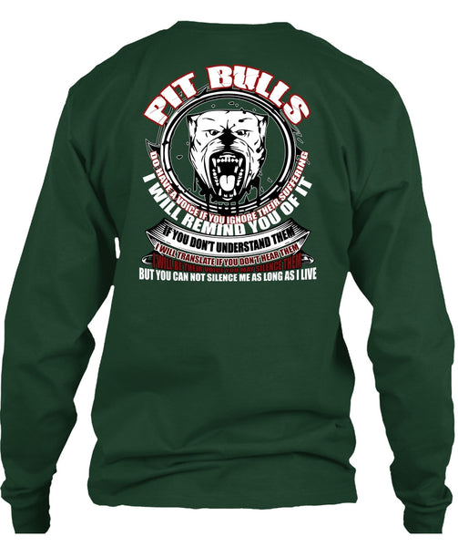 Pit Bulls Do Have A Voice T Shirt, My Favorite T Shirt