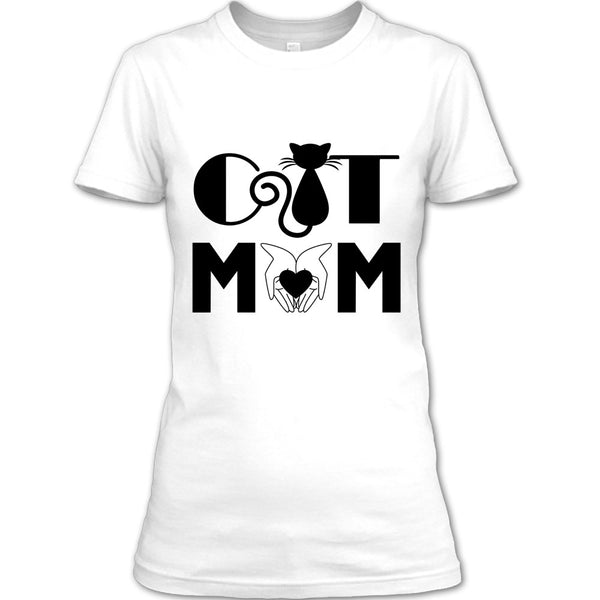 A black t-shirt with the shopify logo