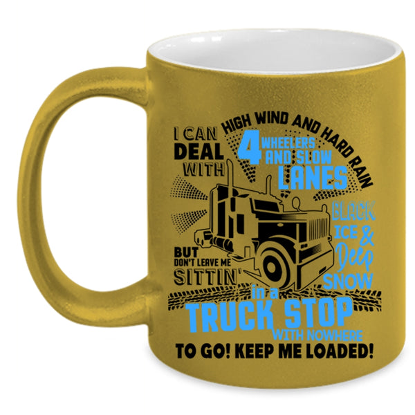 Cool Gift For Trucker Coffee Mug, Funny Truck Driver Accent Mug