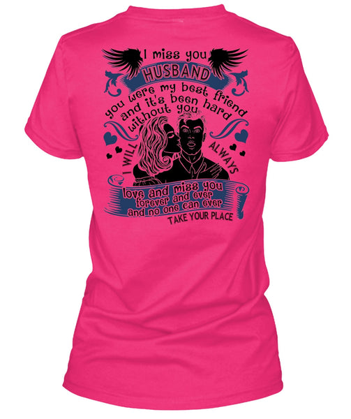 I Miss You Husband T Shirt, I Love Husband T Shirt