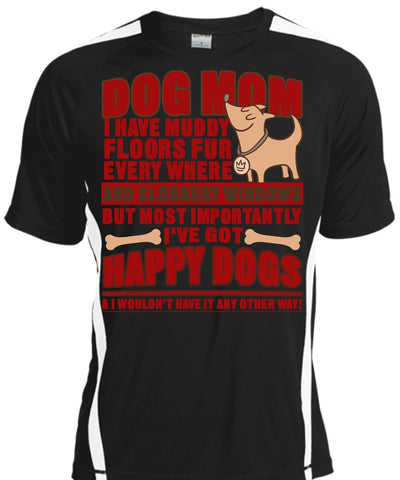 A black t-shirt with the shopify logo