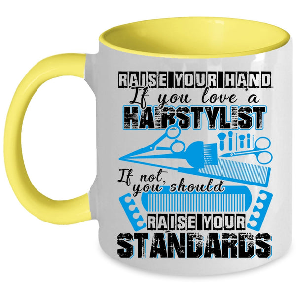 Awesome Hairstylist Coffee Mug, If You Love A Hairstylist Accent Mug