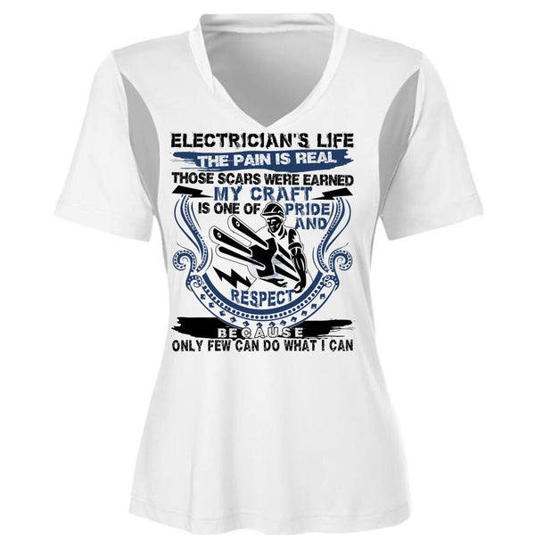 Electrician's Life The Pain Is Real T Shirt, I Love Electrician T Shirt, Awesome T-Shirts
