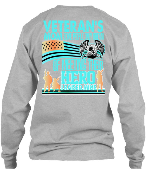 Veteran's Mom T Shirt, I Love Veteran T Shirt