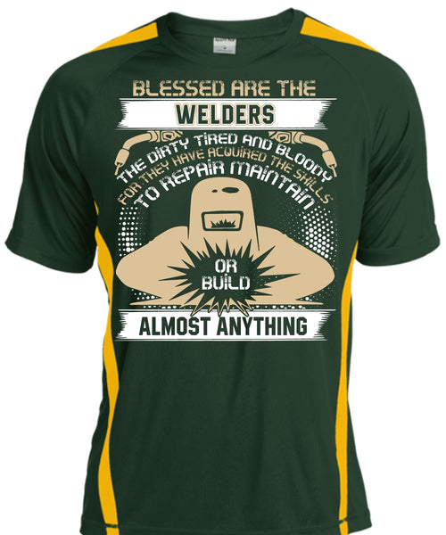 Blessed Are The Welders T Shirt, The Dirty Tired T Shirt, Cool Shirt