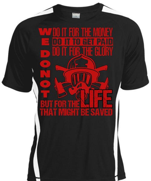 A black t-shirt with the shopify logo