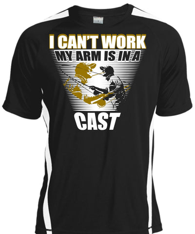 A black t-shirt with the shopify logo