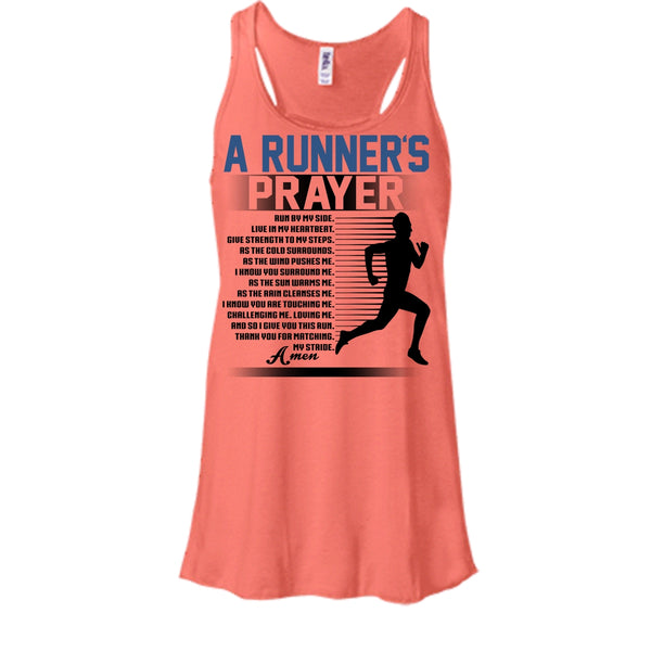 A Runner's Prayer T Shirt, Coolest Runner Tank Top