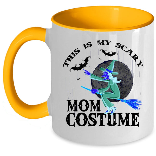 My Scary Mom Costume Coffee Mug, This Is My Scary Mom Costume Accent Mug