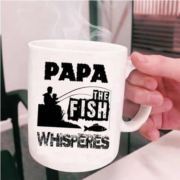 Cool Gift For Fishing Dad Coffee Mug, Papa Cup