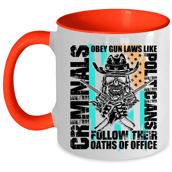 Cool Gift For Policeman Coffee Mug, Cool American Flag Accent Mug