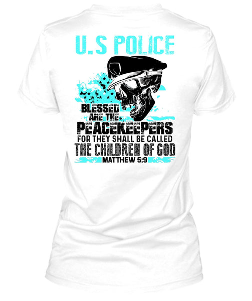 US Police T Shirt, I Love Police T Shirt