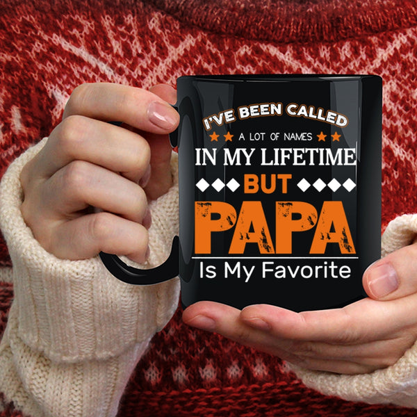 Papa Is My Favorite Name Coffee Mug, Cool Papa Coffee Cup