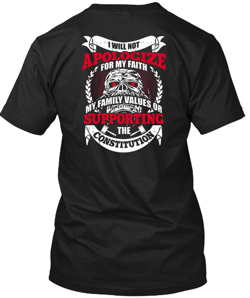 A black t-shirt with the shopify logo